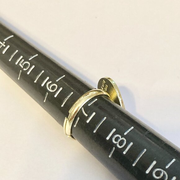 Vintage Disney Minnie Mouse Heart Ring Size 7 8 Signed Adjustable Red Enamel - Picture 10 of 12